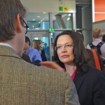 Andrea Nahles (SPD-Generalsekretärin) im Interview